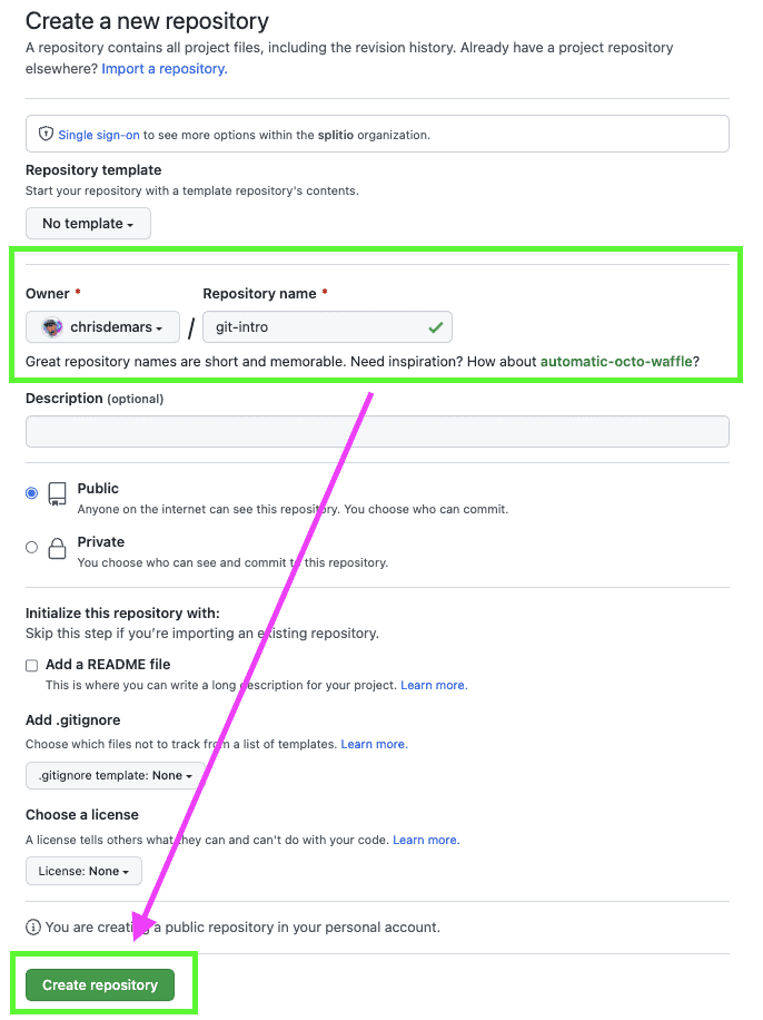 Split - Up and Running With Git and GitHub - 9