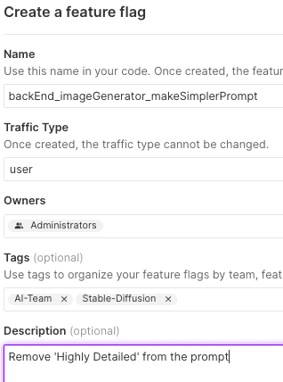 Split - Split and Stable Diffusion:  Feature Flags With Generative AI - 3